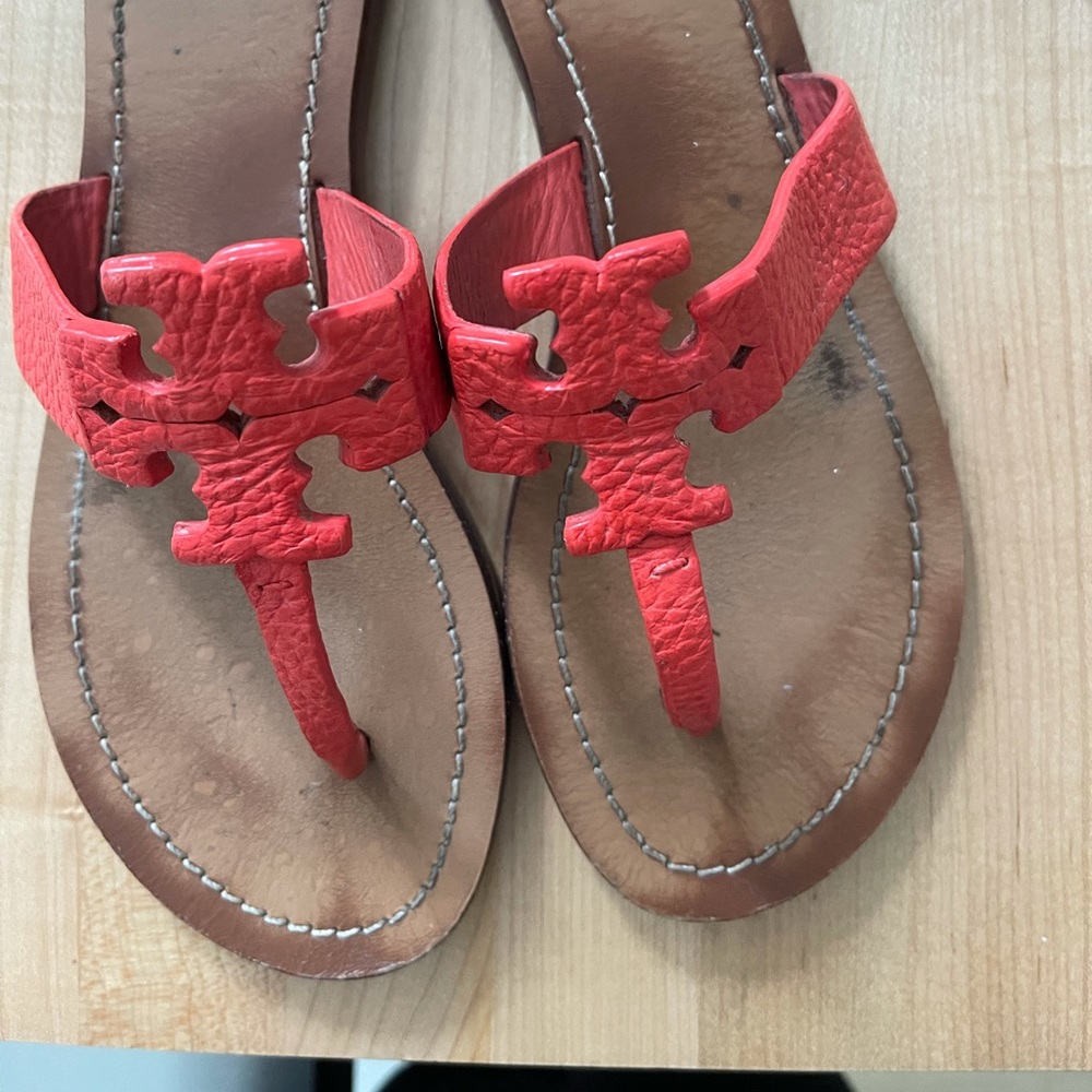 Tory Burch Orange Sandals